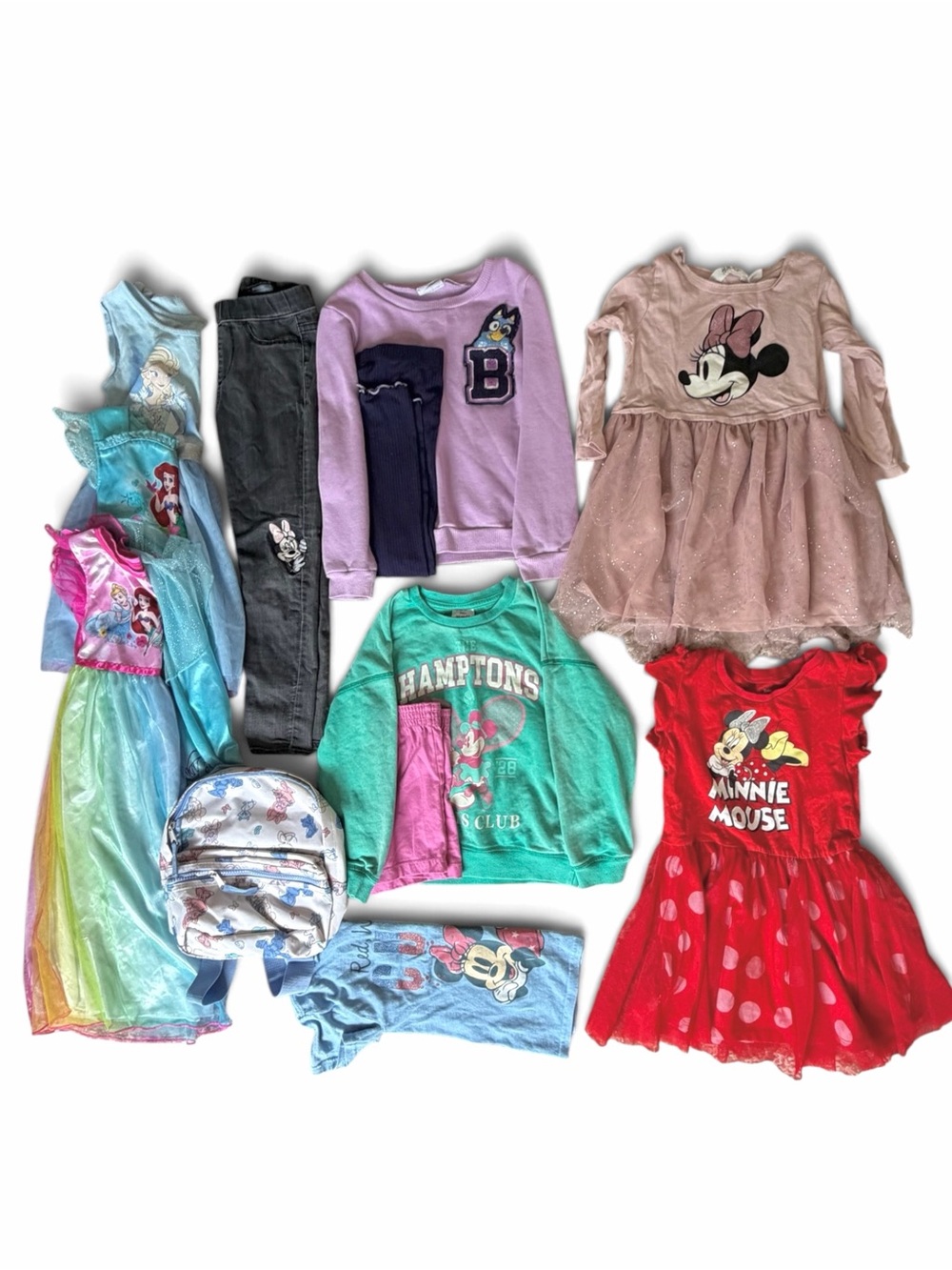 Girls Disney Princess & Minnie Mouse bundle